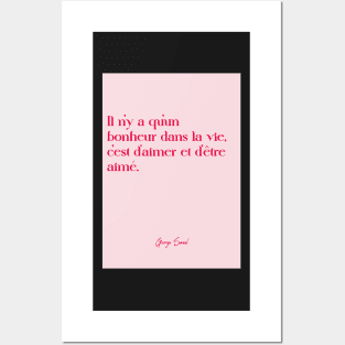 Quotes about love - George Sand Posters and Art